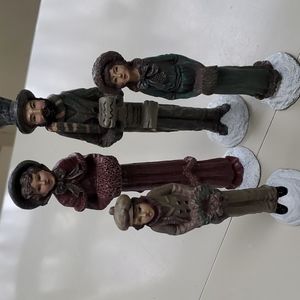 Christmas Caroling Family